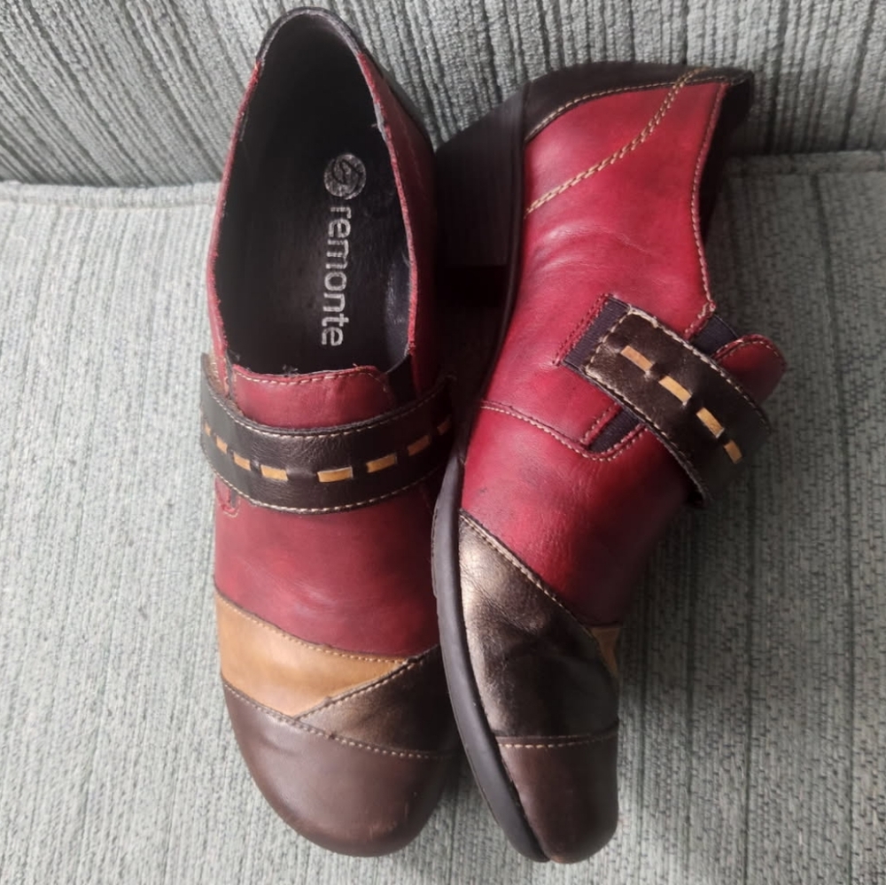 Remonte Milla Heeled Leather Loafers